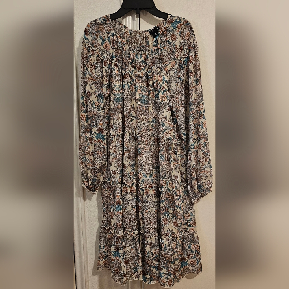 Floral Long Sleeve Dress